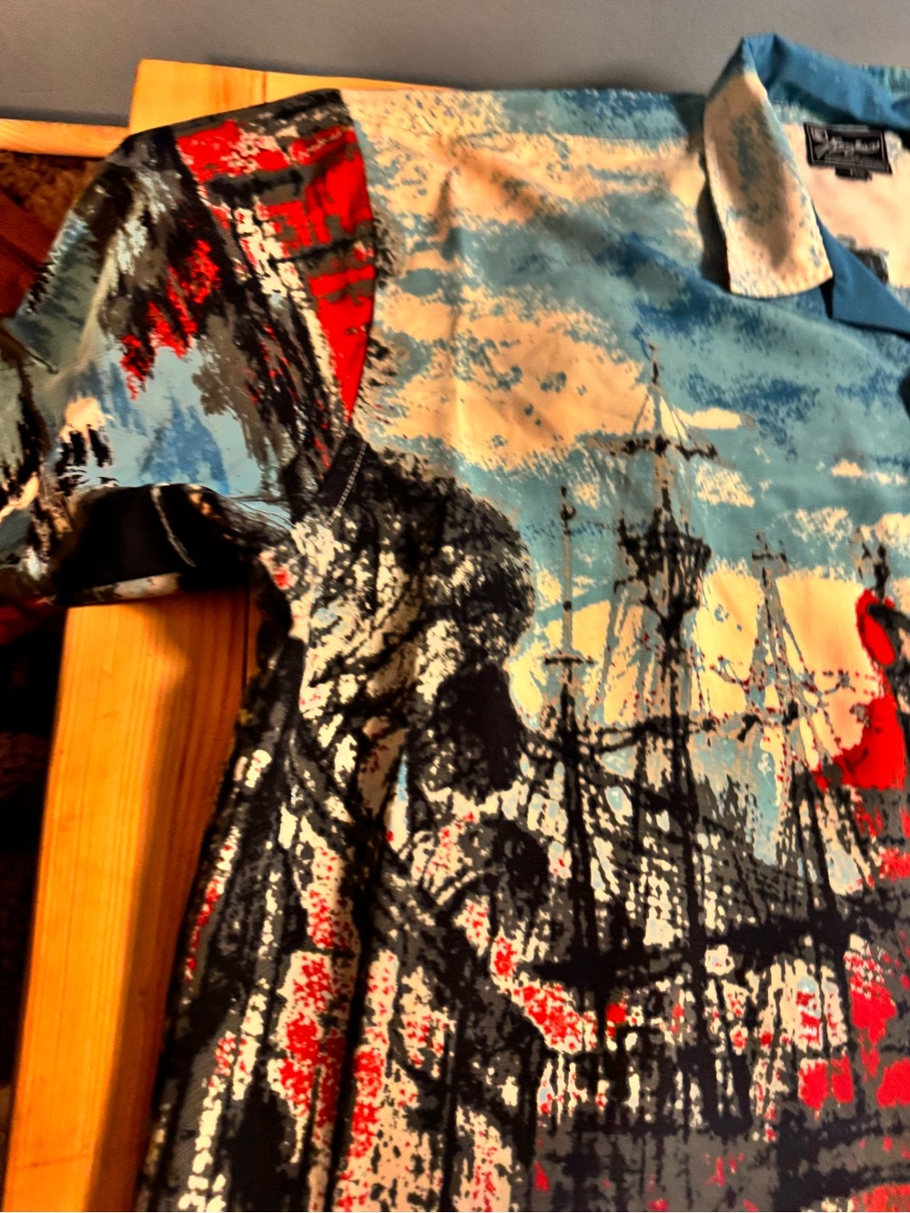 Karl Kani graphic cityscape button up shirt - Picture 9 of 16